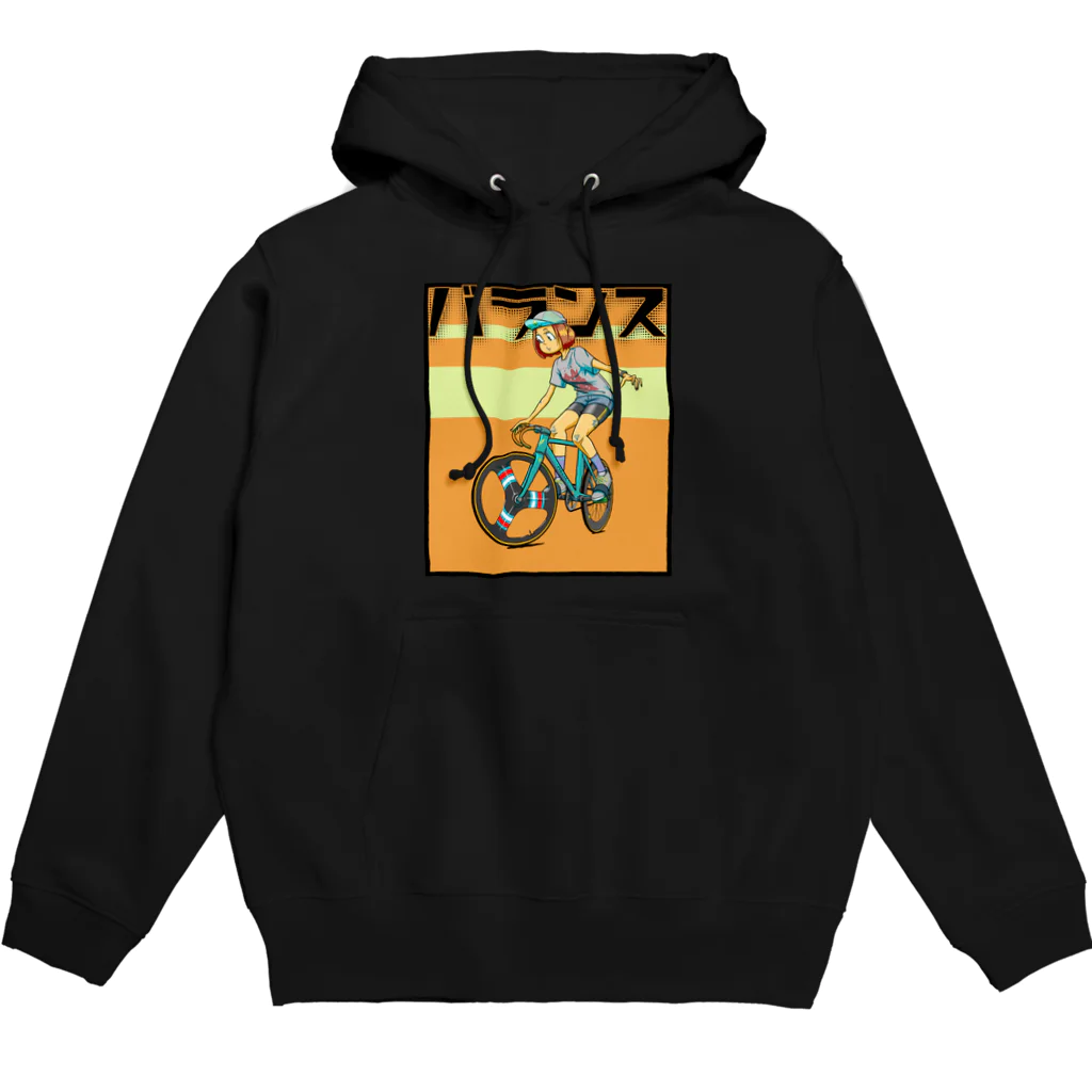 nidan-illustrationのバランス (inked fixie girl) Hoodie