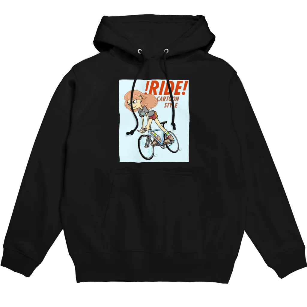 nidan-illustrationの!RIDE! (CARTOON STYLE) Hoodie