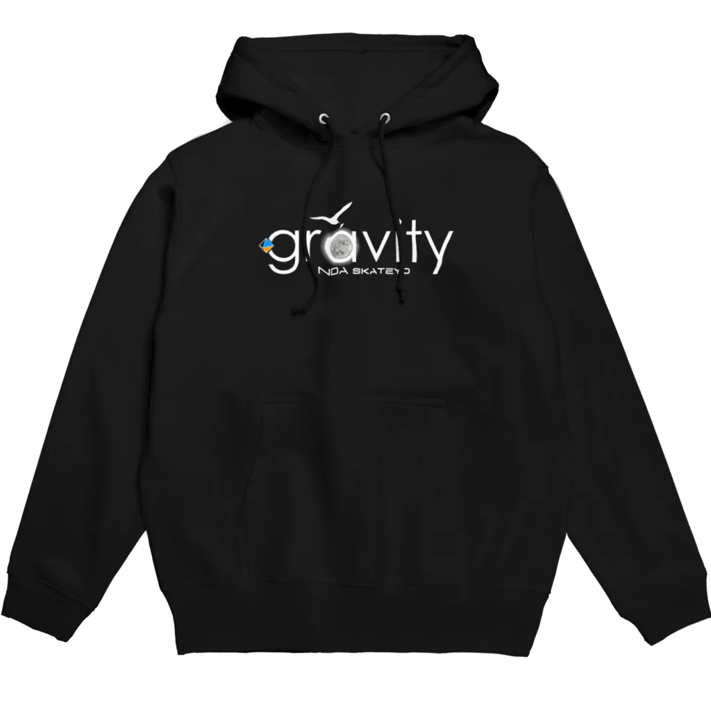 Sk8ersLoungeのGravityWhitelogo　ver2 Hoodie