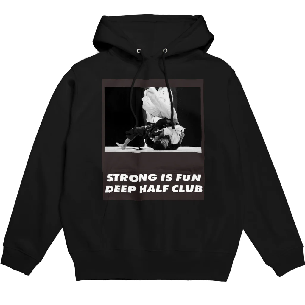 TOKYO JIUJITSU CHANNELのDEEP HALF CLUB Strong is fun パーカー