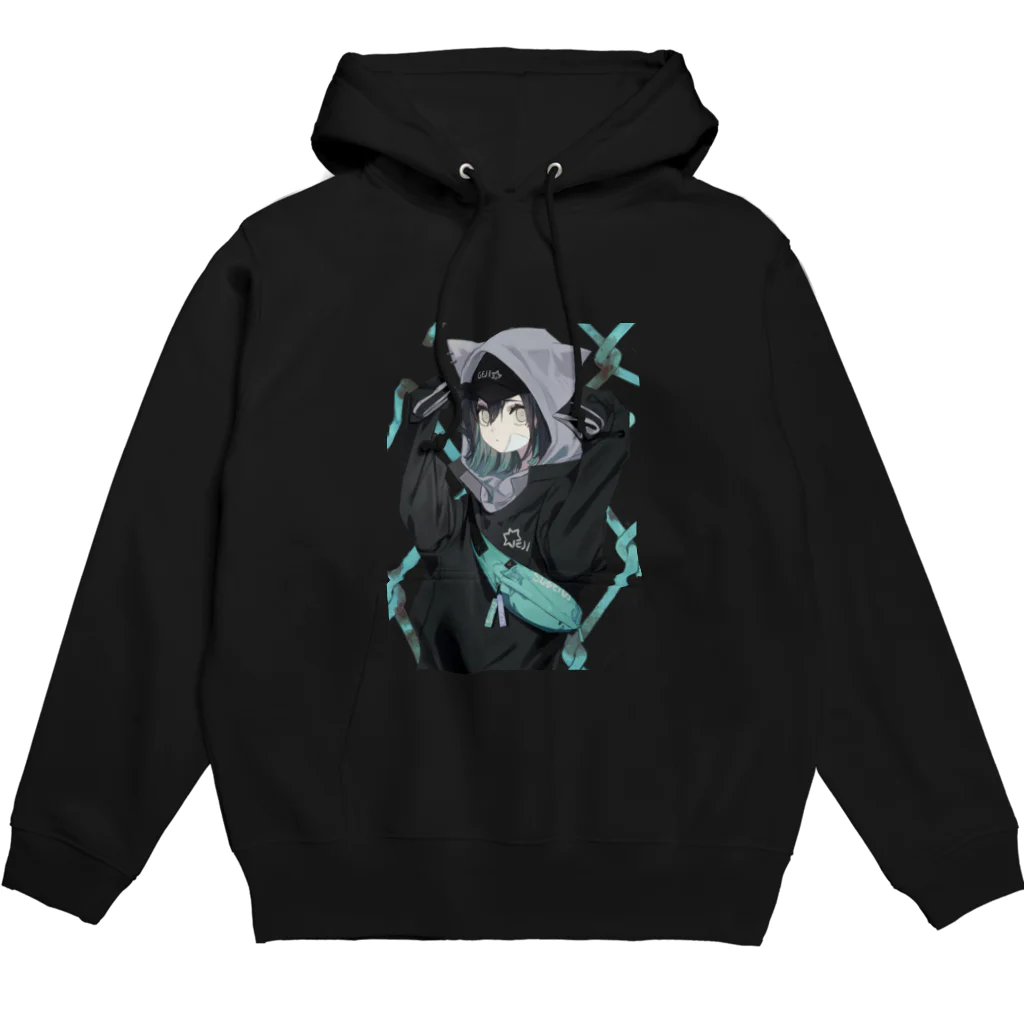 ときわたの暴行にゃん Hoodie