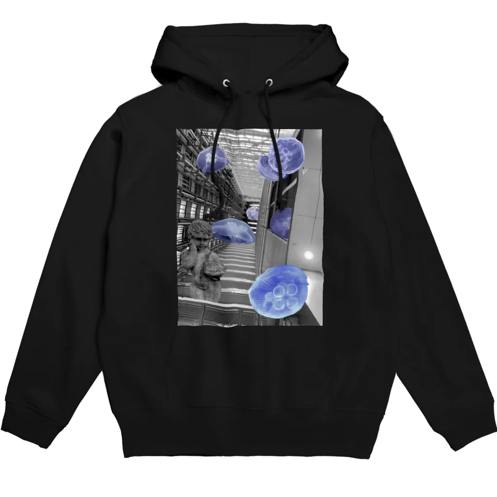 虫野十九のコラージュ屋さんのWavelength Hoodie