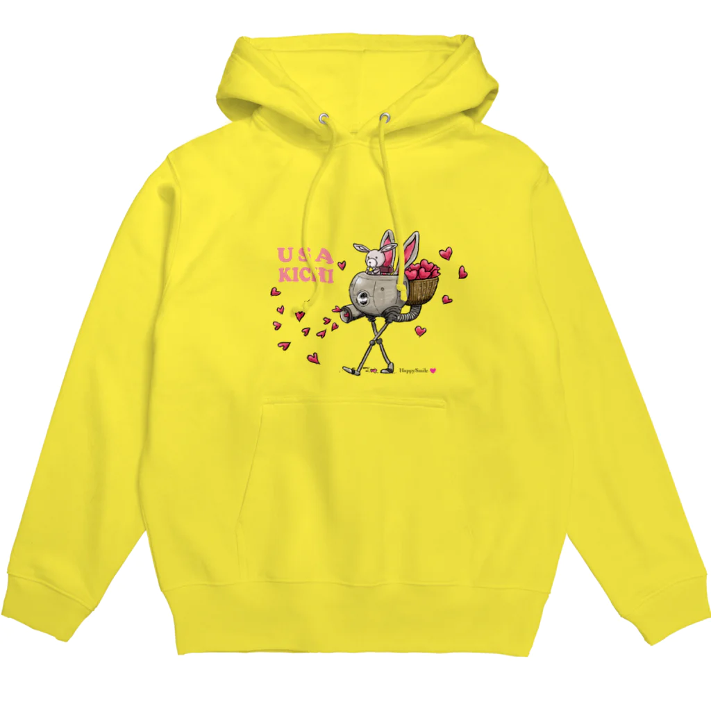 ハッピースマイルのうさ吉 Hoodie