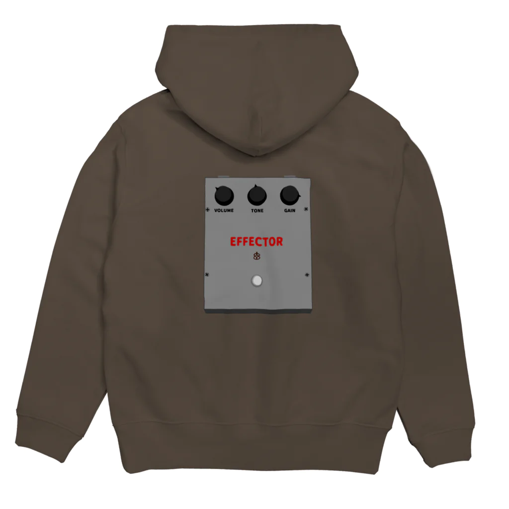 musicshop BOBのエフェクター - EFFECTOR Hoodie:back