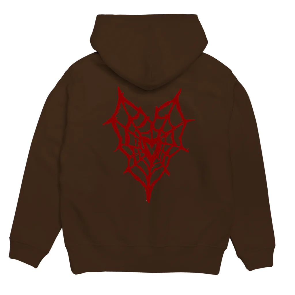 Vamp ModeのLogo (RED)＆ Back print Hoodie  パーカーの裏面