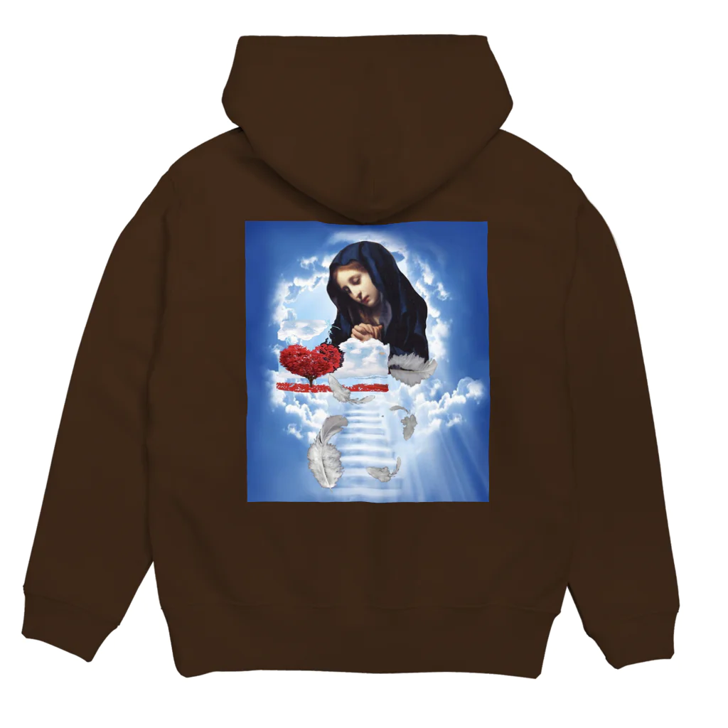 Girls Scout CookiesのGSC Logo & Jesus hoodie パーカーの裏面