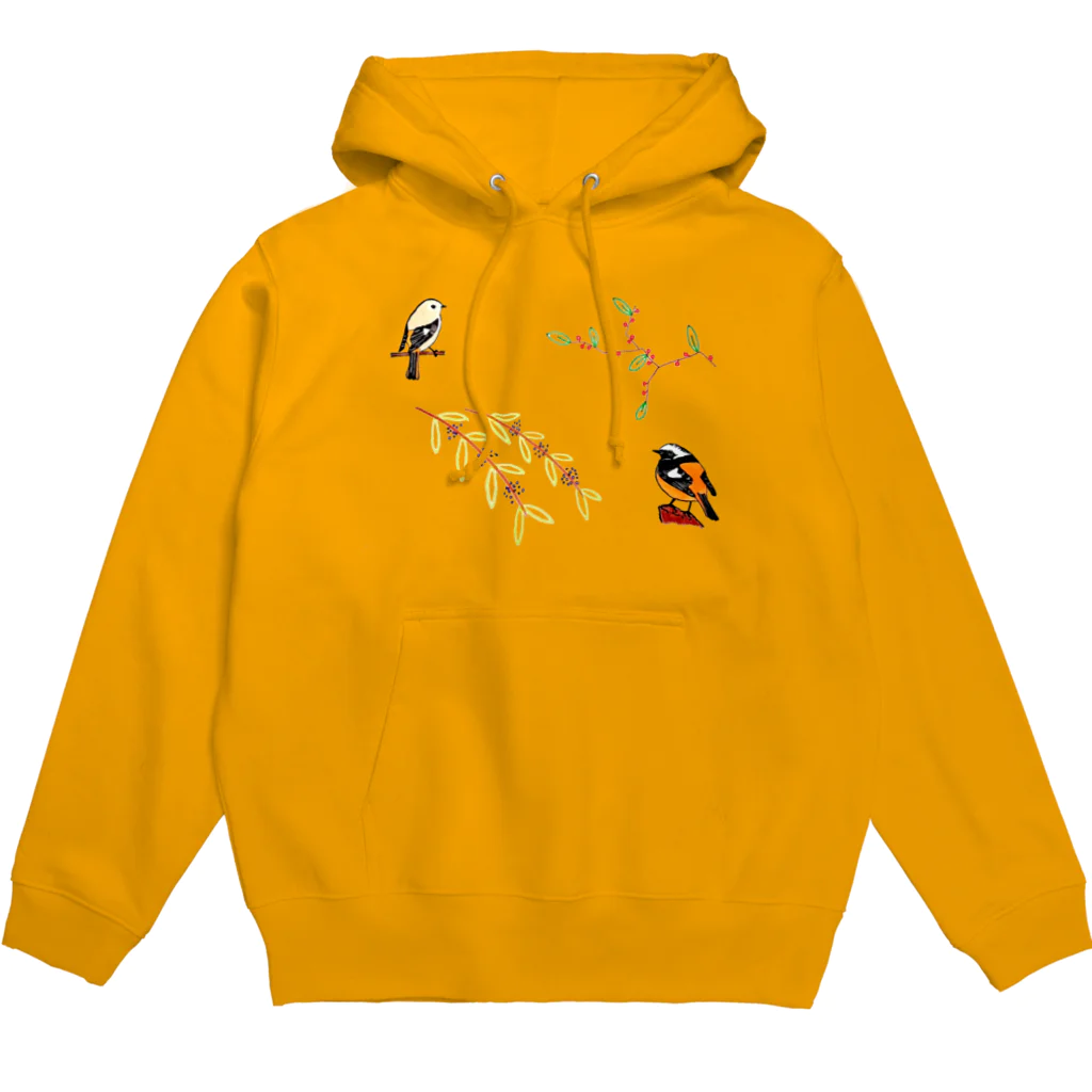 紫乃のウメモドキ×ジョビ男＆コムラサキ＆ジョビ子 Hoodie