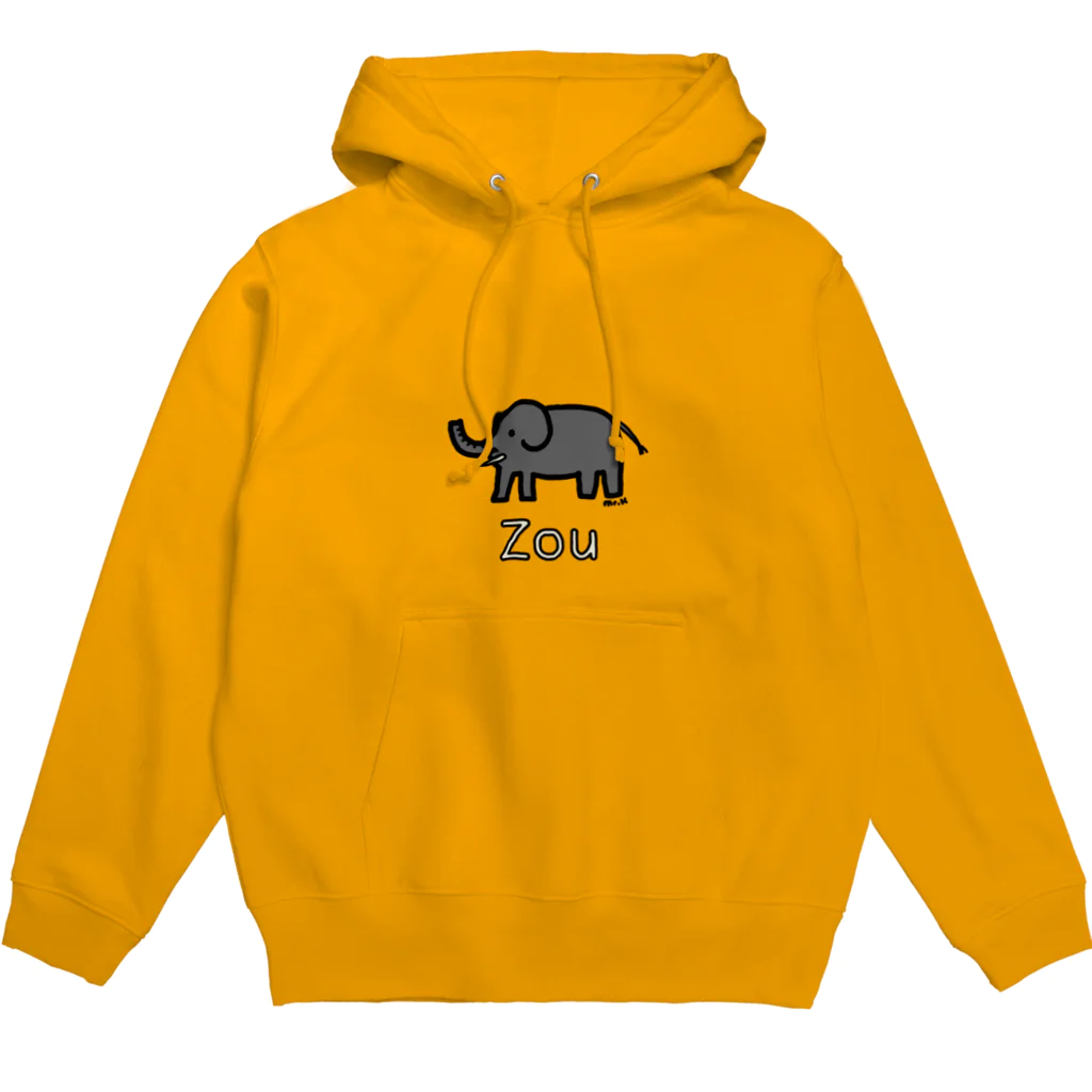 MrKShirtsのZou (ゾウ) 色デザイン パーカー