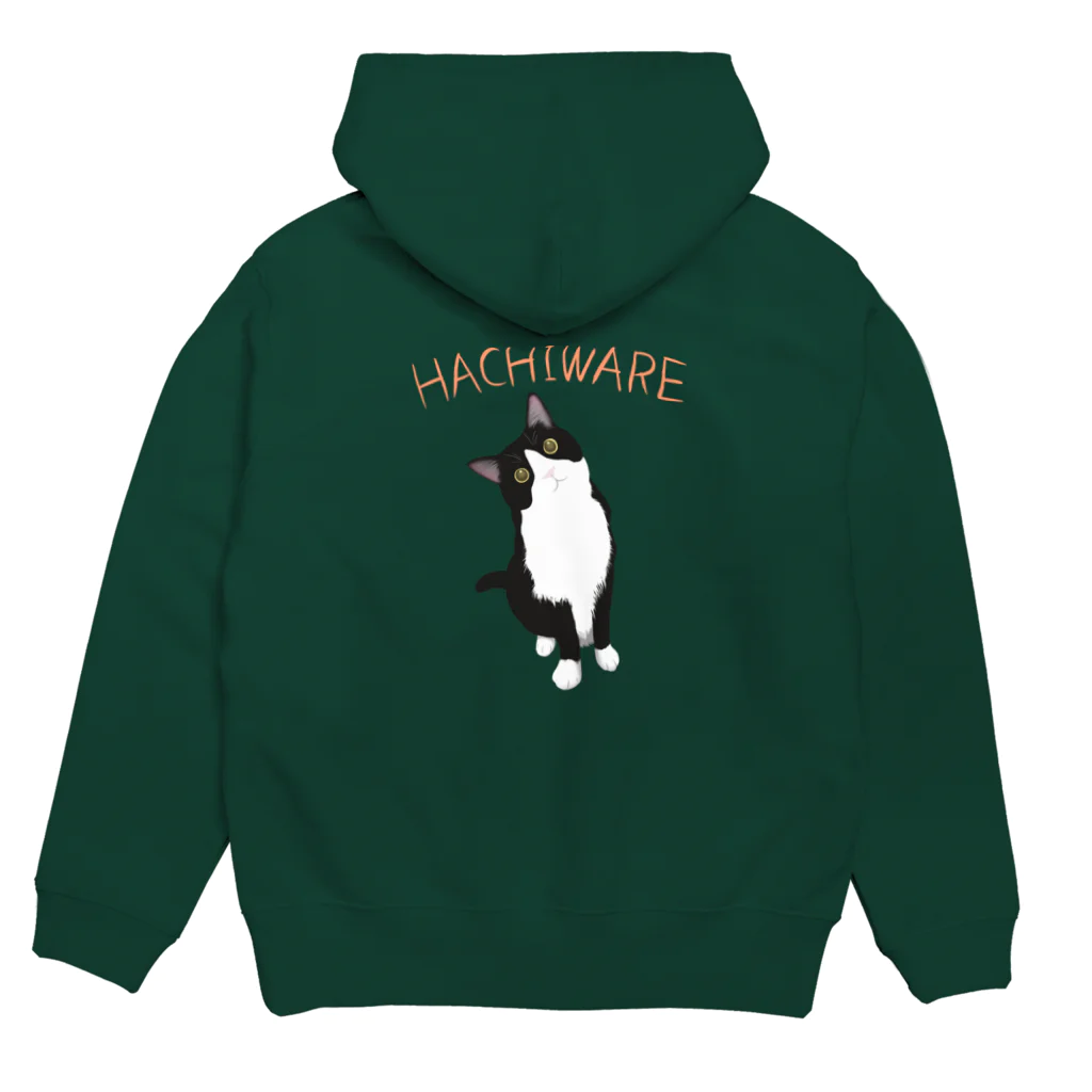 Charamaru MarketのＨＡＣＨＩＷＡＲＥ Hoodie:back