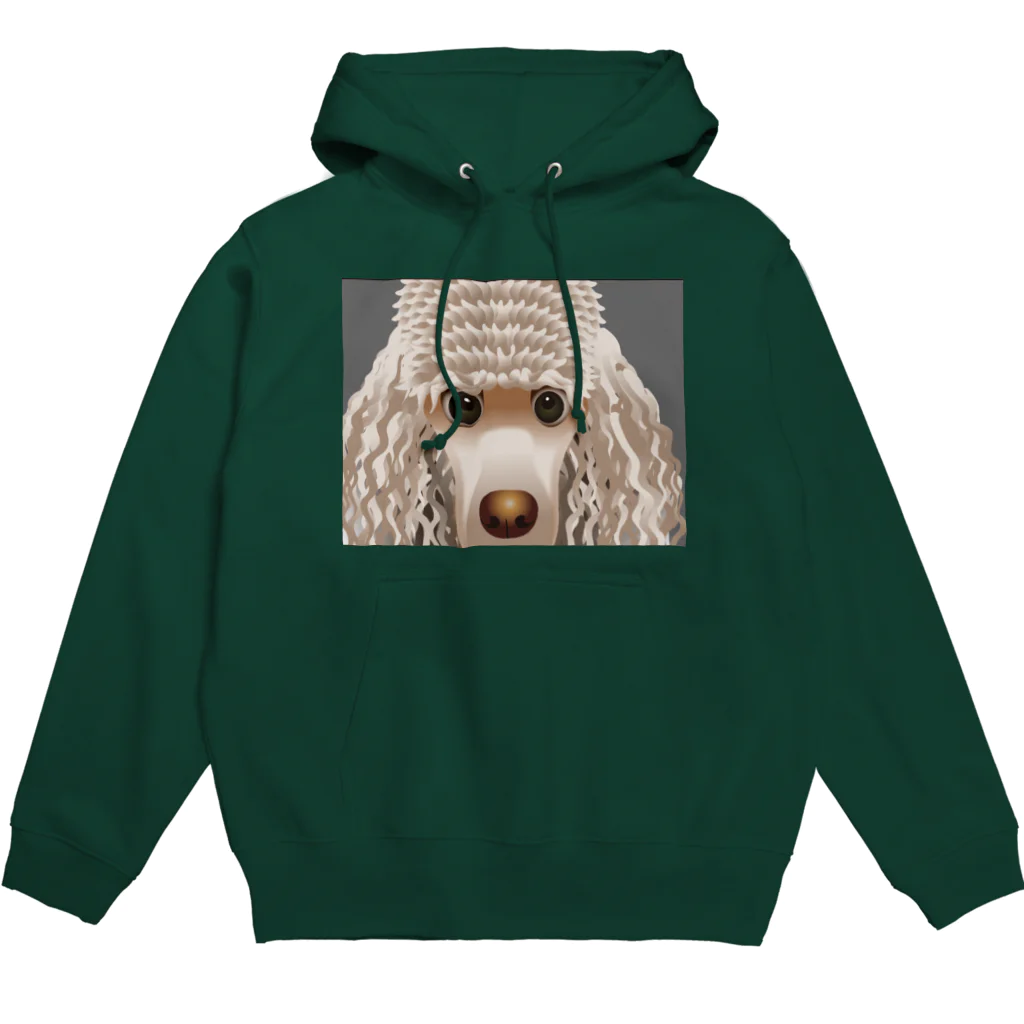 まみおデザインのプードルくん Hoodie