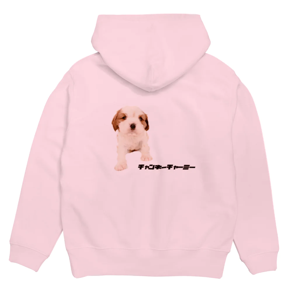 ChankyCharmyのCavalier dog hooded sweatshirt Hoodie:back