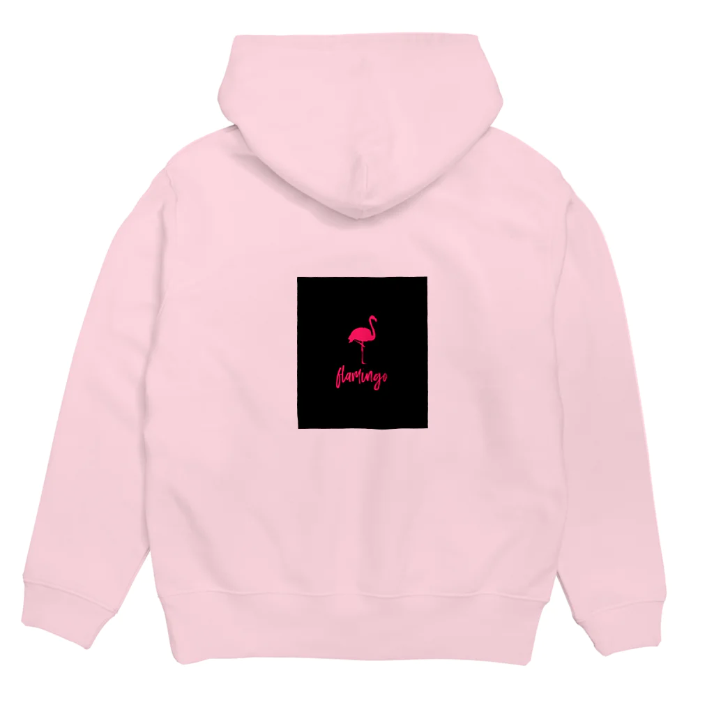 スマイリーのFlamingo Hoodie:back