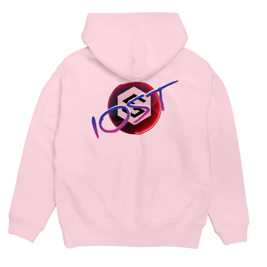 IOST_Supporter_CharityのIOST【ロゴ入りバックプリント】 Hoodie:back