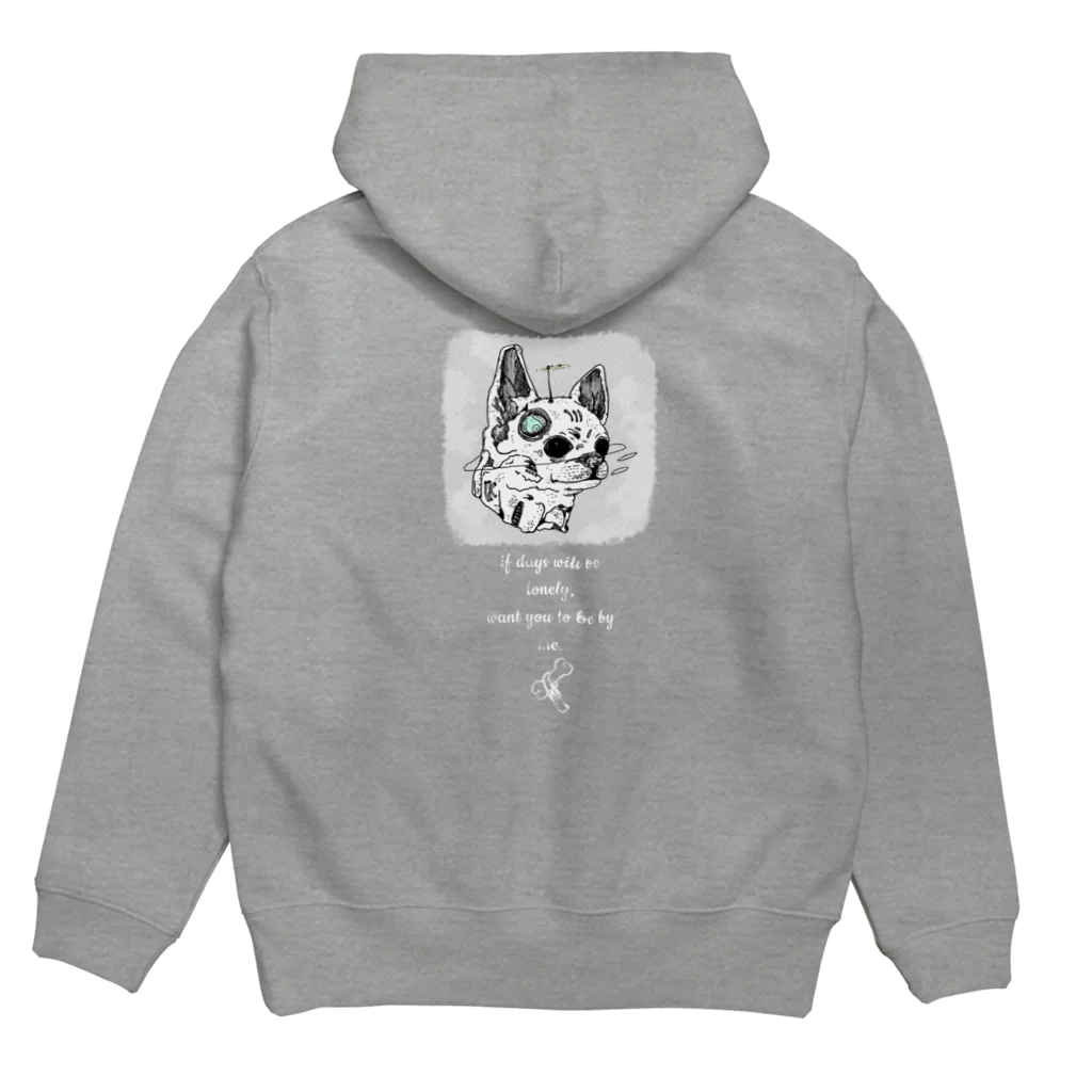 BIGHAWKのChihuahua Hoodie:back