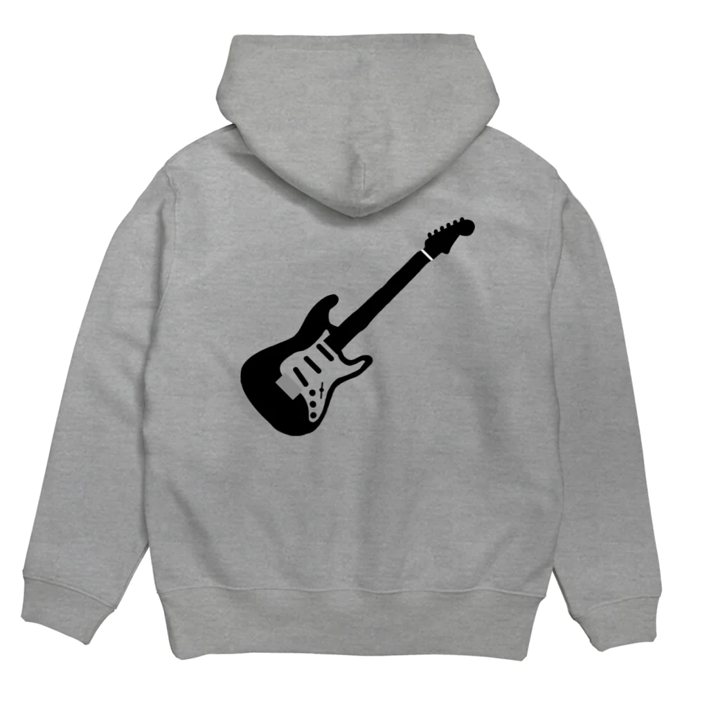 musicshop BOBのギタァ - GUITAR Hoodie:back