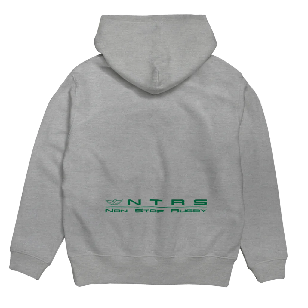 NTRSオフィシャルグッズストアのNTRS：オフィシャルロゴシリーズ Hoodie:back