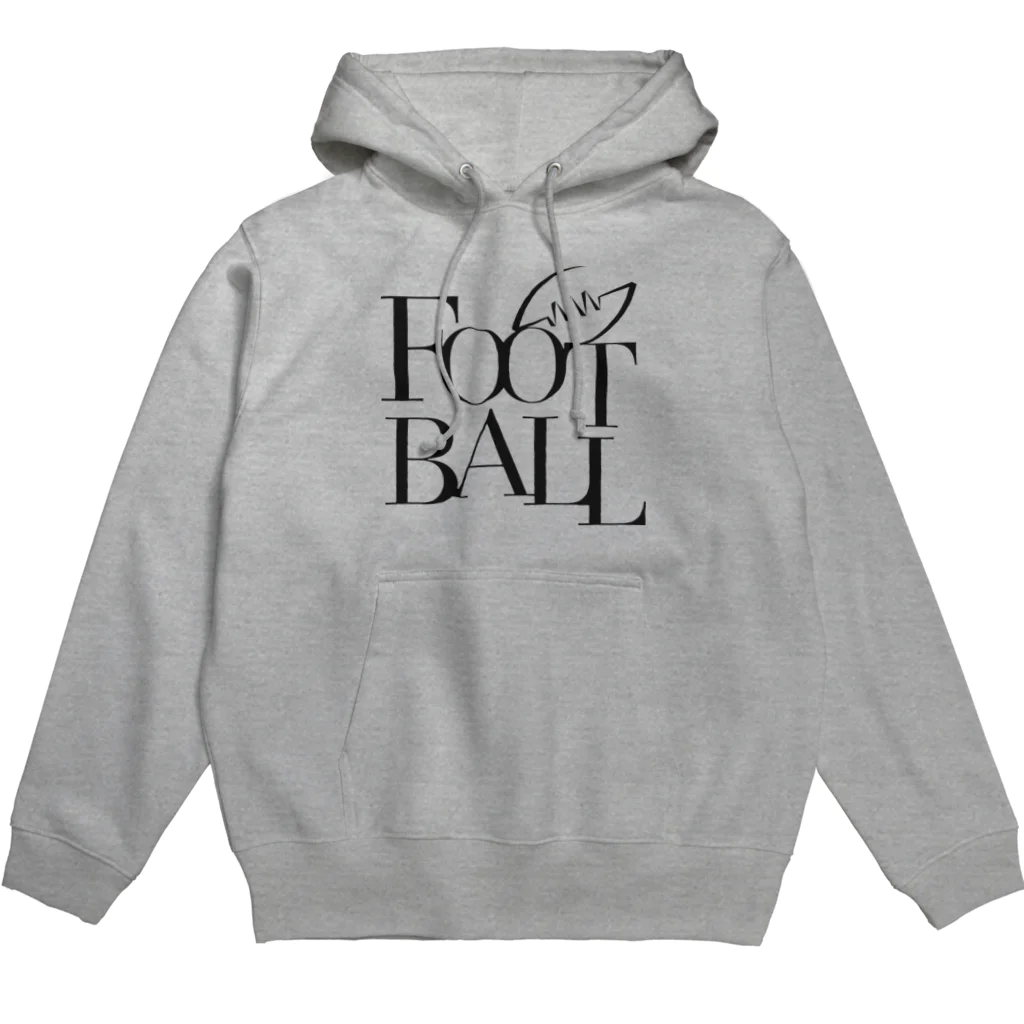 PB.DesignsのFOOTBALL-モダン Hoodie