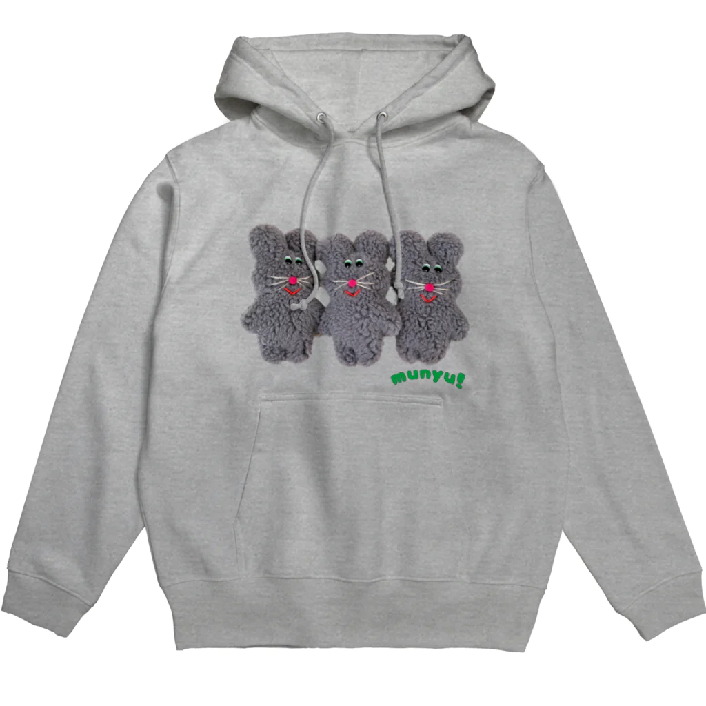 むにゅのねず型プクくん Hoodie