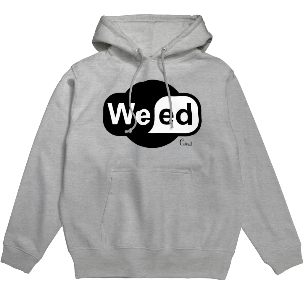 Curiou$のWeed spot パーカー