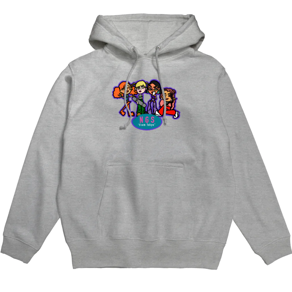 NEF girls.official のGRAY HOODIE Hoodie