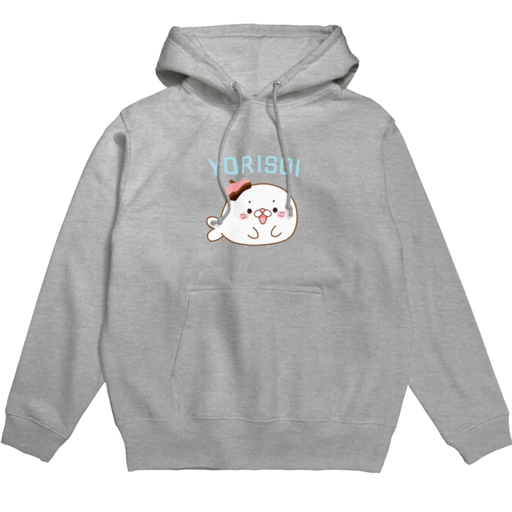 little lion house公式ショップ（大人のためのねこ）の寄り添いあざらし Hoodie