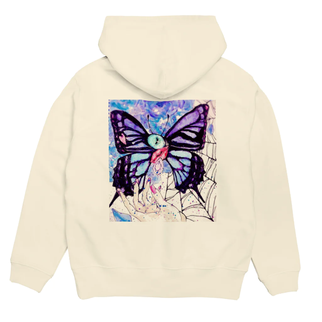 mayuri.M+aのmayuri.M+aバタフライパーカー Hoodie:back