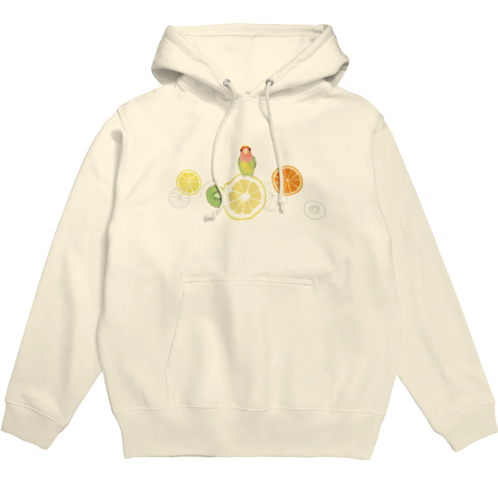 小桜森のコザクラとフルーツ Hoodie