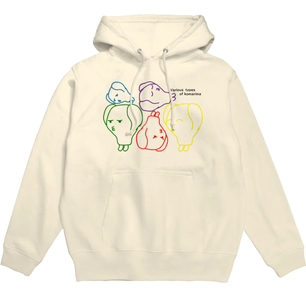 Konomiのカラフル屋さんのカラフルコマリマ横 Hoodie