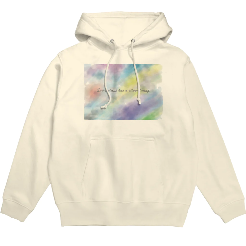 夜の闇に、色の魔法をかけながら。のEvery cloud has a silver lining. Hoodie