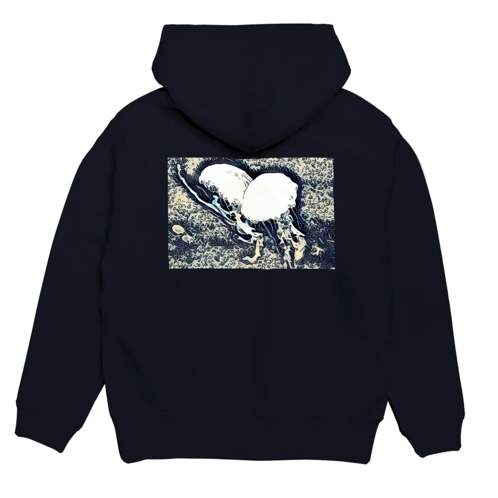 MomenTees ANNEXの日本式海月 Hoodie:back