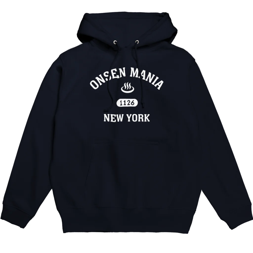 スタンダードTシャツ800円引き！4月29日(月)23時59分まで！！★kg_shopのONSEN MANIA (ホワイト) Hoodie