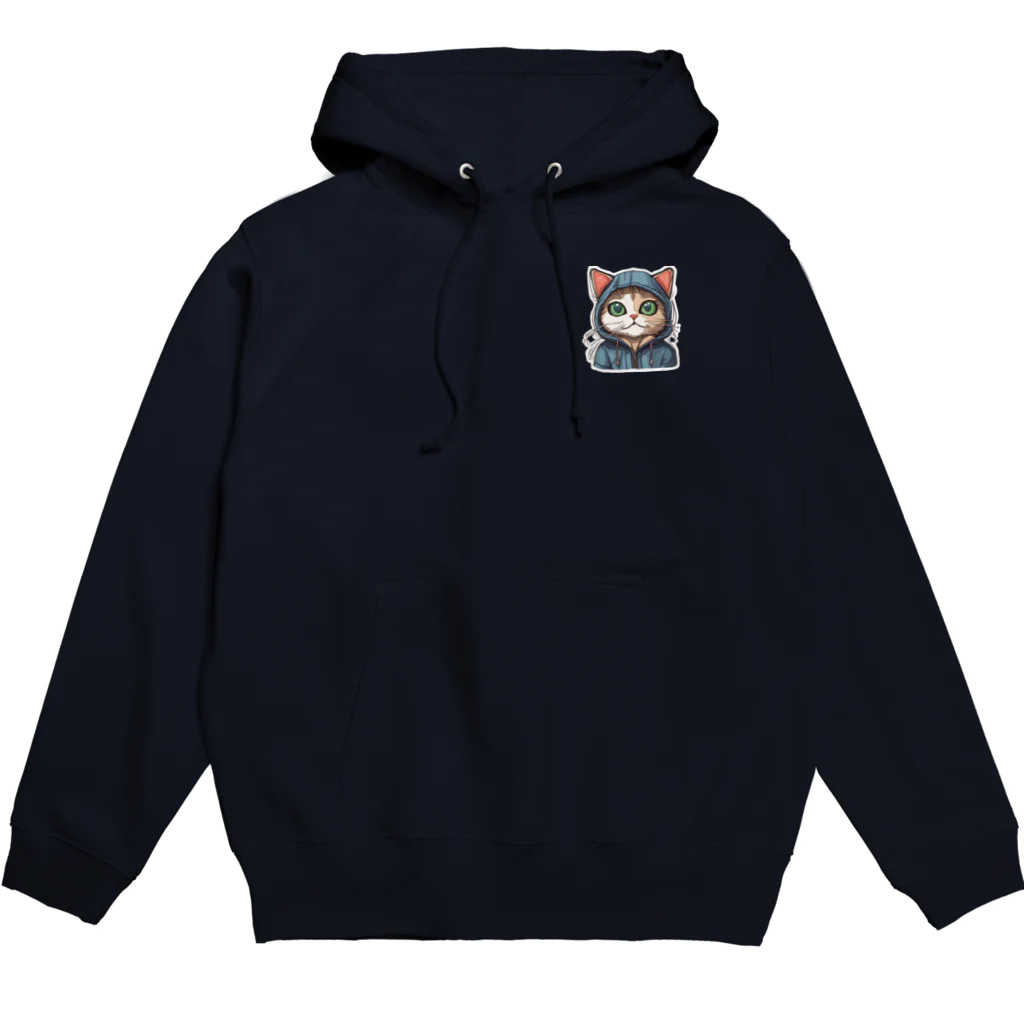 morohey_shopのツナ【TEAM キャット フード】ステッカー80×80、パーカー各種 Hoodie