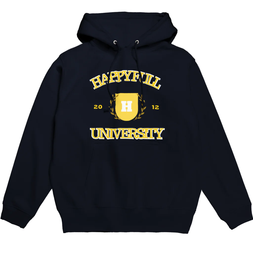 hpfull倶楽部のHAPPYFULL UNIVERSITY パーカー