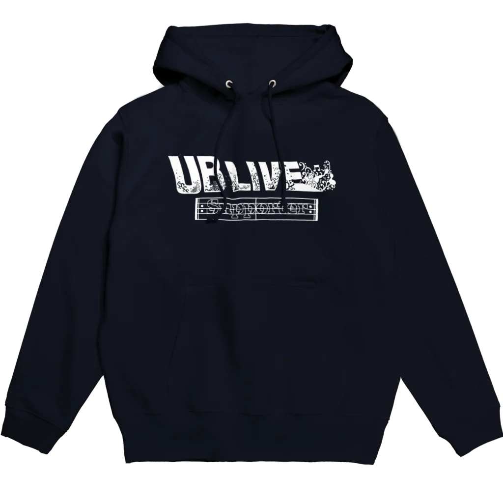 lamedessinのUBLIVE Supporter（WHITE Ink） パーカー