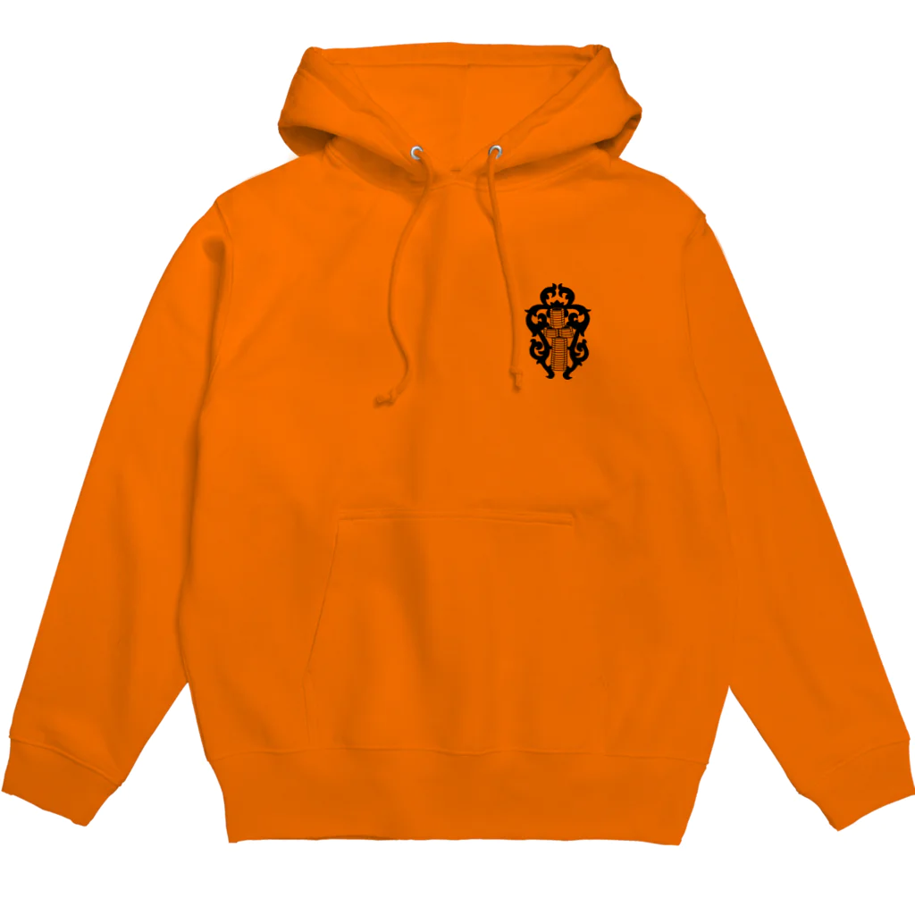 sting sting.410410のsting sting.Flame Cross logo(BLK) Hoodie