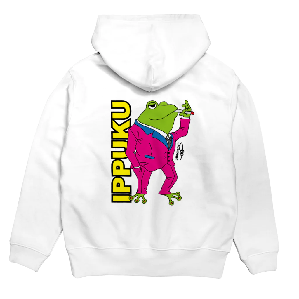 soumariのIPPUKU FROG Hoodie:back