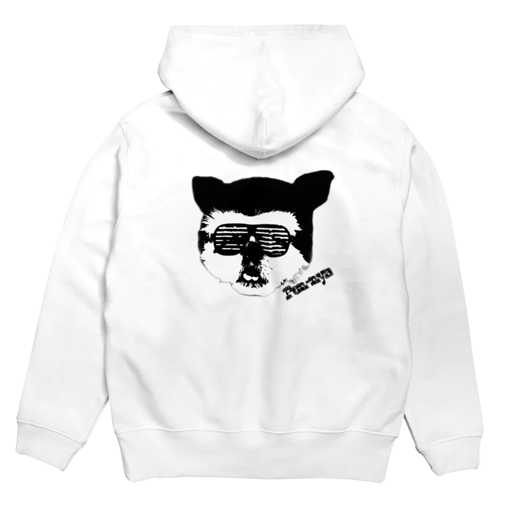 CHUNTANのPen-nya da-nya(シロクロ) Hoodie:back