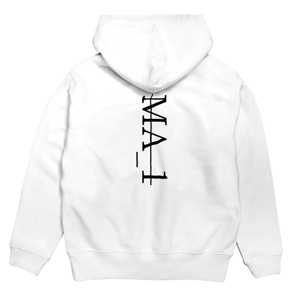 M.aphのMA-1ロゴ Hoodie:back