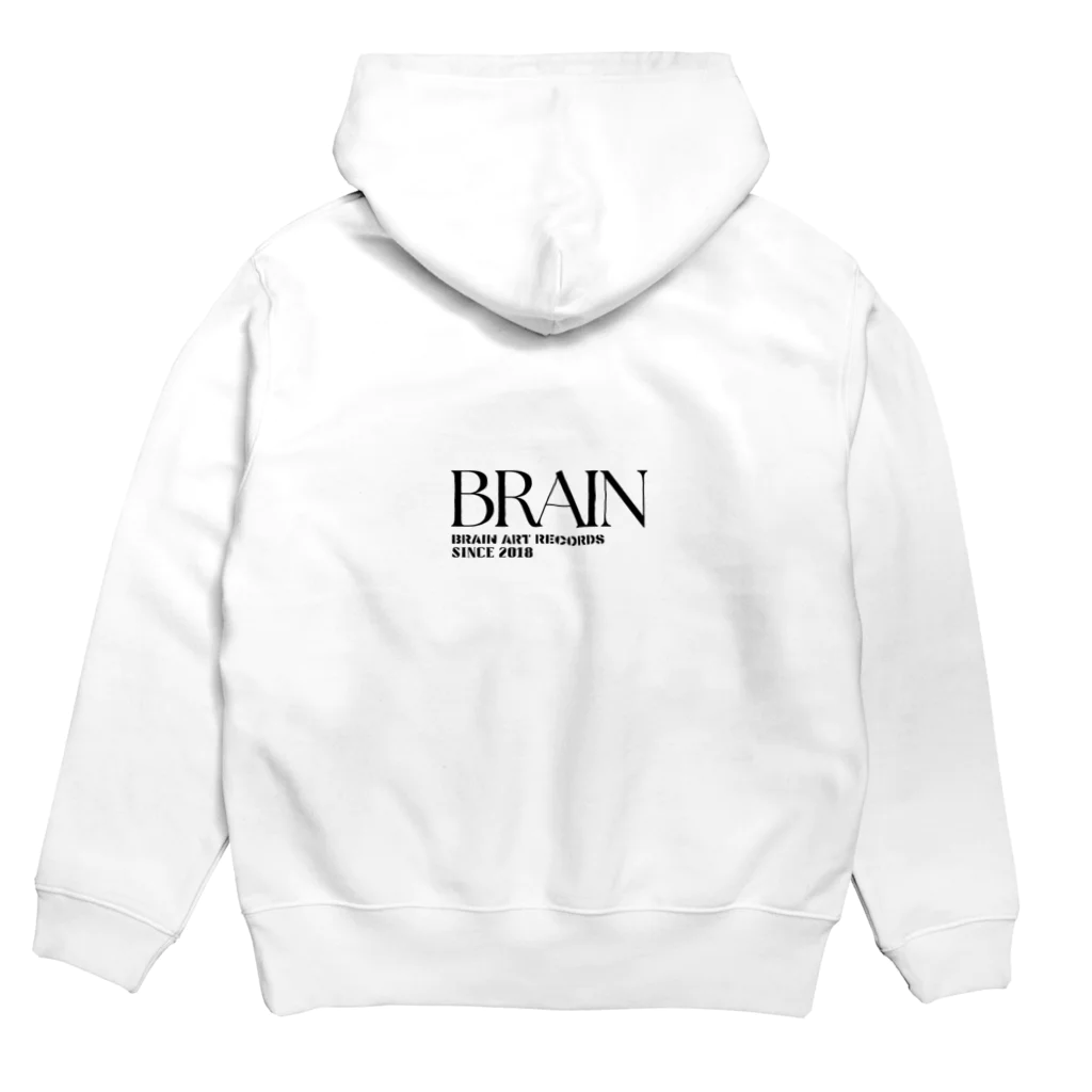 BRAIN ART RECORDSⒸの2023 A/W WEB SHOP limited Product パーカーの裏面