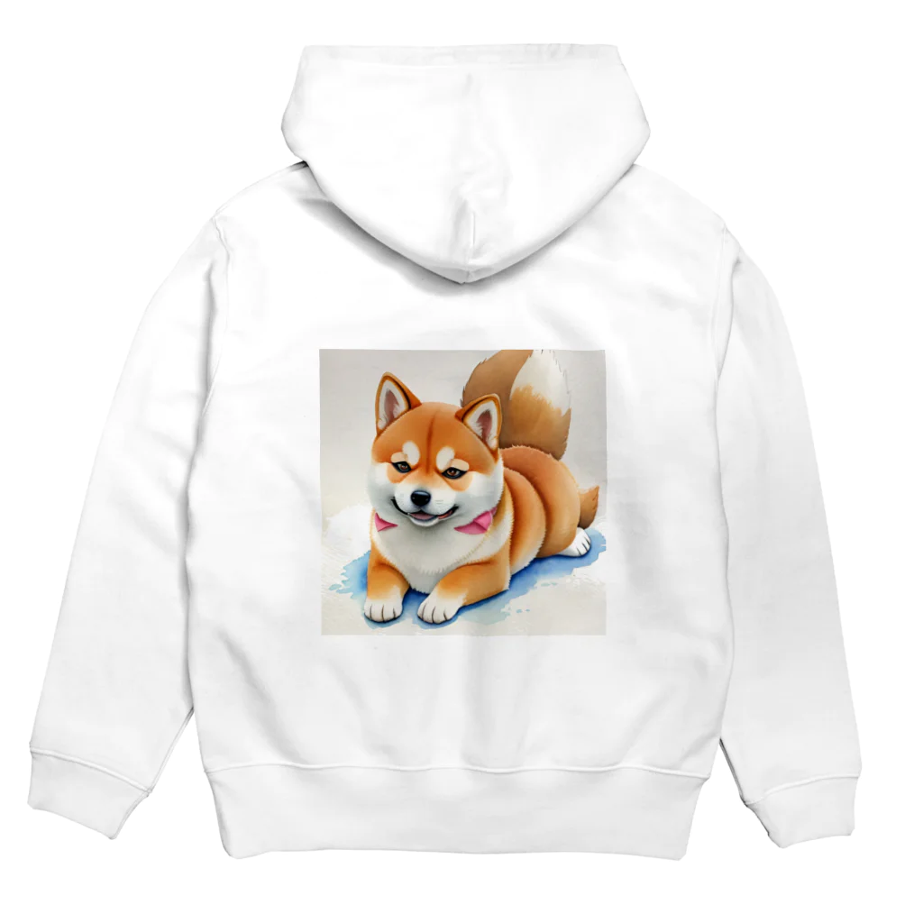 shIbaのシバの眼差し Hoodie:back