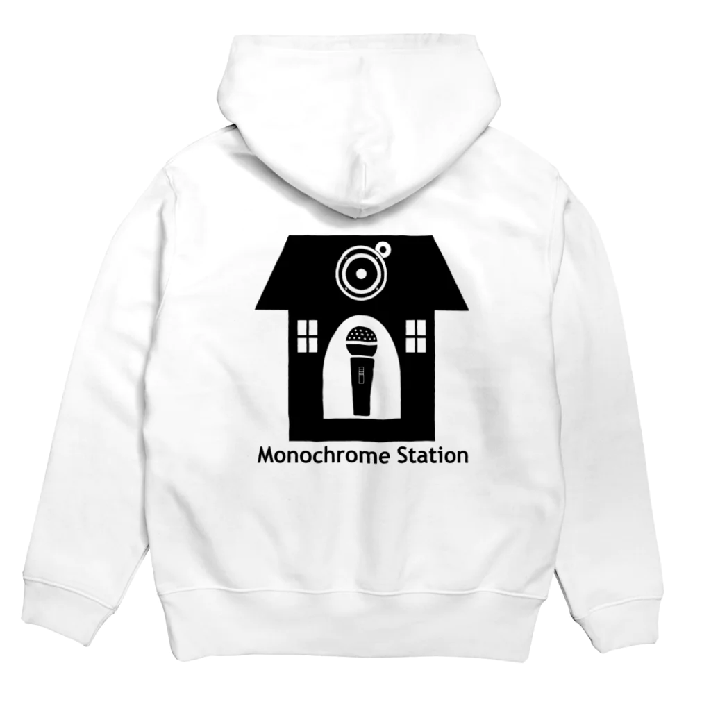 Monochrome Station Goodsの#モノステ バックプリントパーカー Hoodie:back