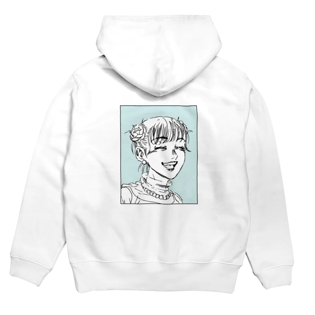 東北ハードコア情報局のLOVE WITH YOU Hoodie:back