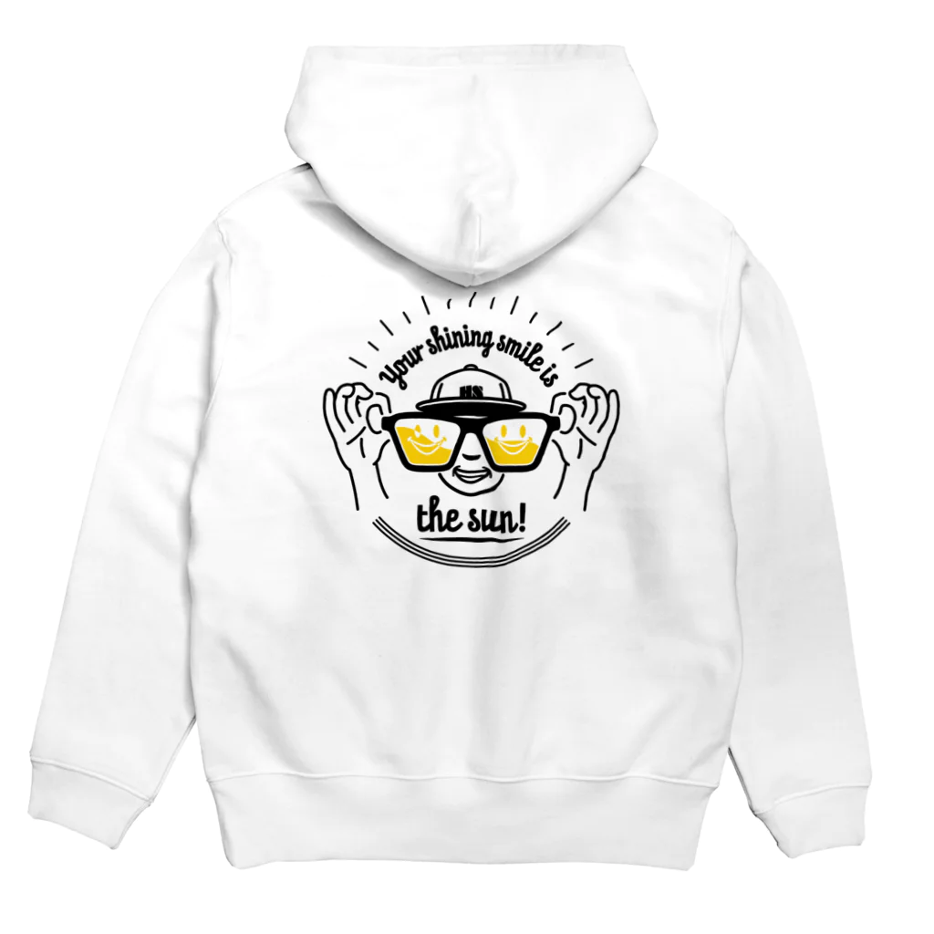 narimichi_anmknmのhappy sunshine Hoodie:back