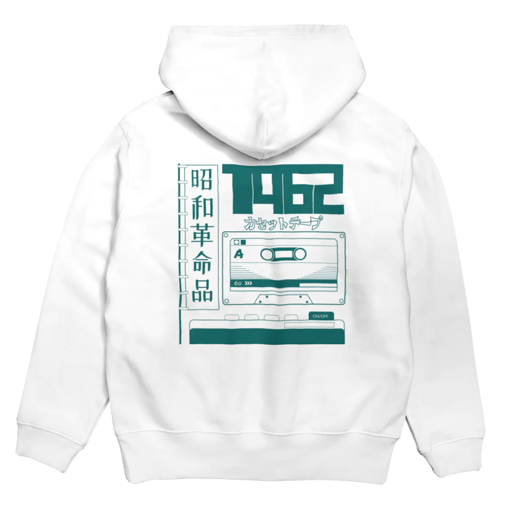 路地-roziのカセットテープ　両面 Hoodie:back