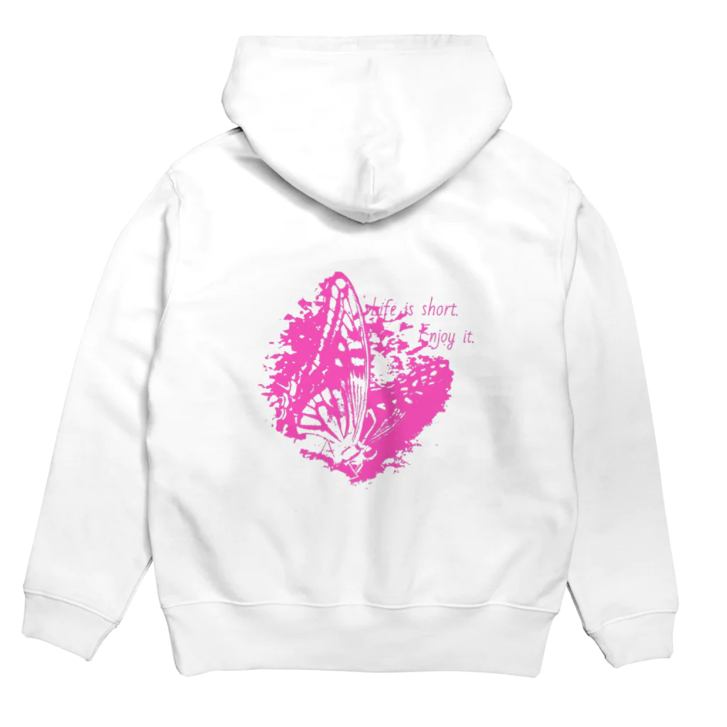 Photographic LaboratoryのAgeha Parker (Pink) Hoodie:back