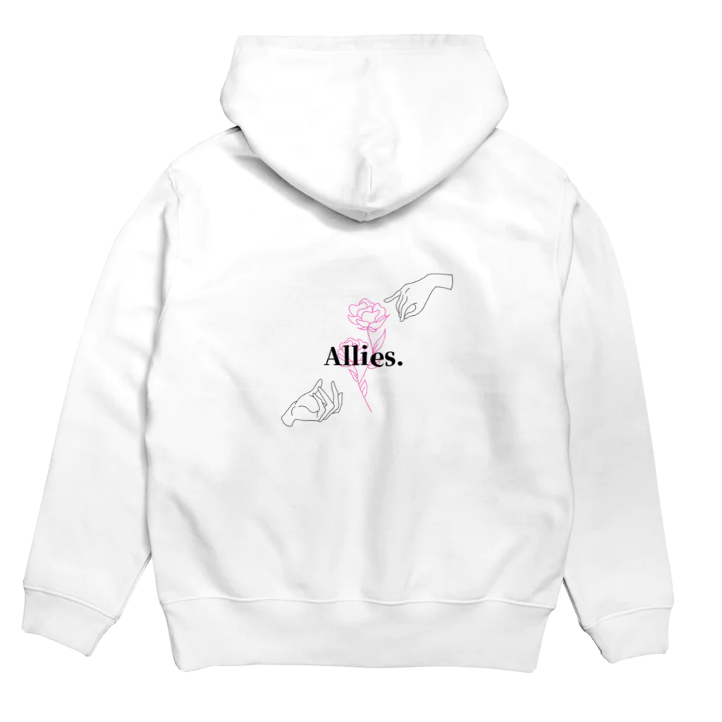 Allies. （ アライズ ）のAllies. （アライズ） Hoodie:back