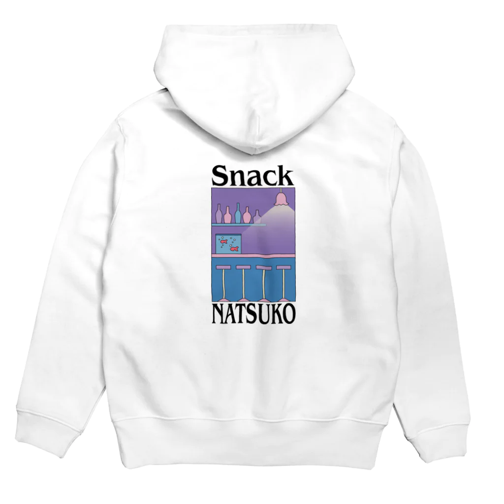 onigiri-dayoのスナックなつこ・なつこママ公認グッズ Hoodie:back