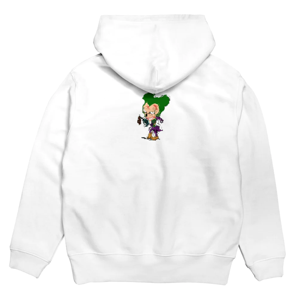 RMk→D (アールエムケード)のヒャッハー！！(ジョーカー) Hoodie:back