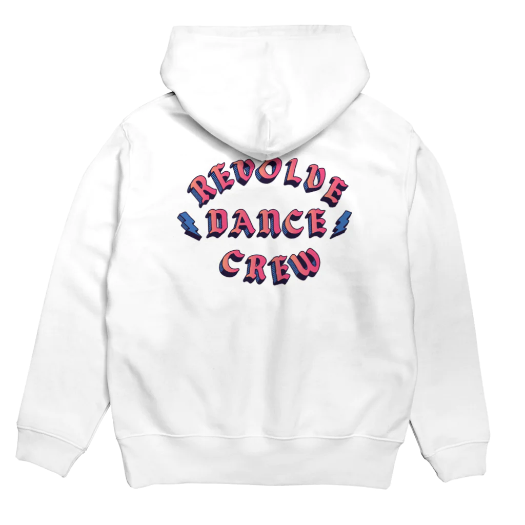 suck_a_gucciのRevolve Dance Crew Old School Logo Hoodie:back