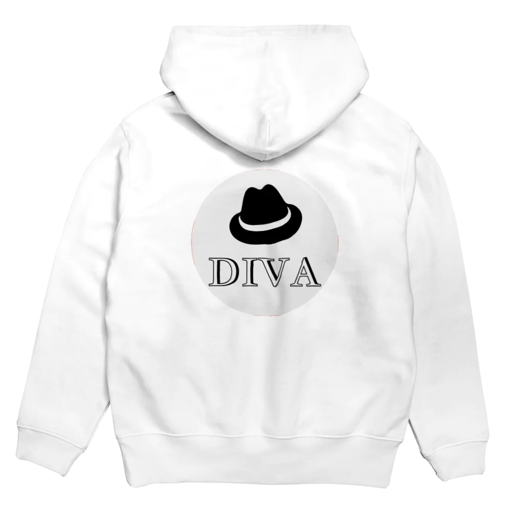 DIVAのDIVA パーカーの裏面